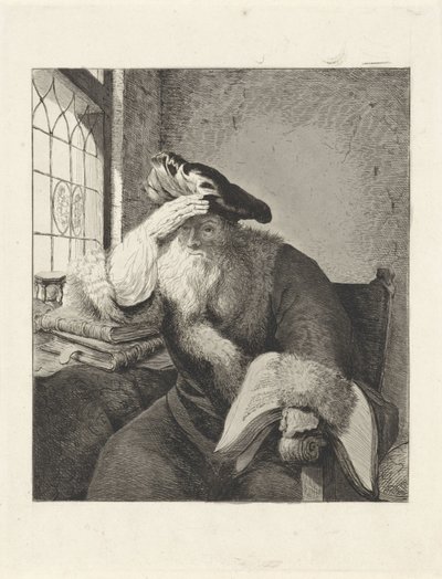 Vecchio alla finestra da Diederik Jan Singendonck
