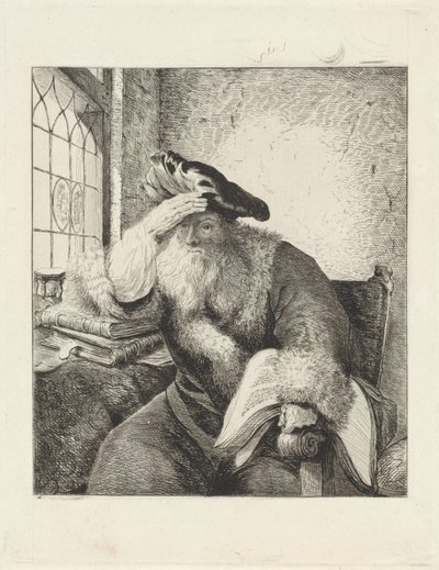 Vecchio alla finestra da Diederik Jan Singendonck