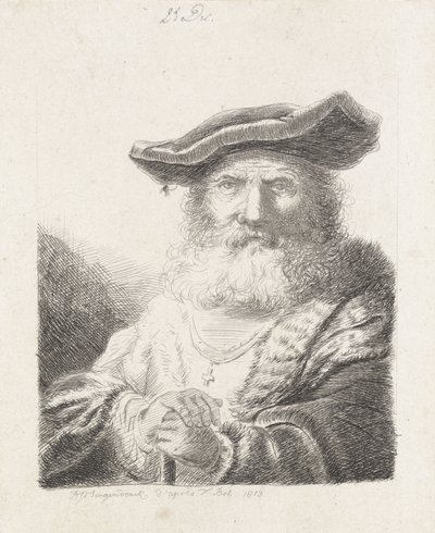 Vecchio con berretto da Diederik Jan Singendonck