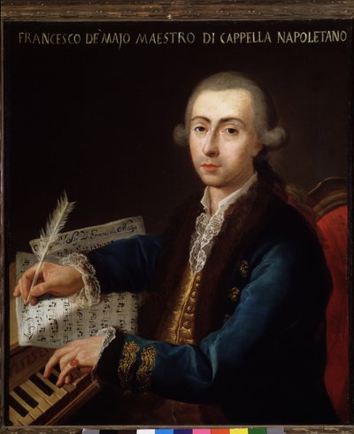 Ritratto di Gian Francesco de Majo, compositore italiano da Diego Pesco