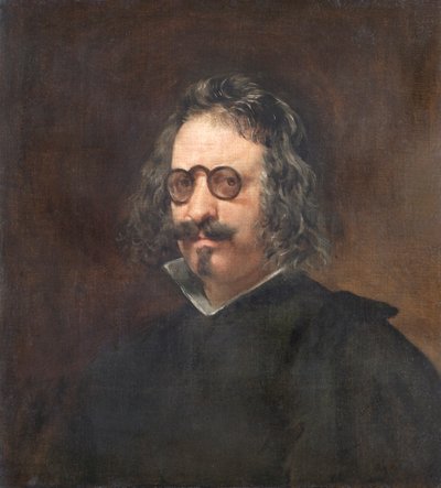 Francisco Gomez de Quevedo y Villegas da Diego Rodriguez de Silva (studio of) Velazquez