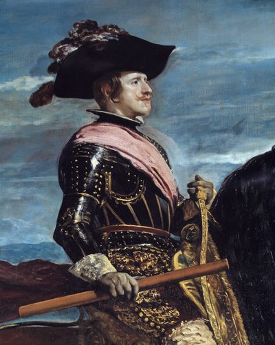 Ritratto equestre del re Filippo IV (dettaglio) da Diego Velázquez