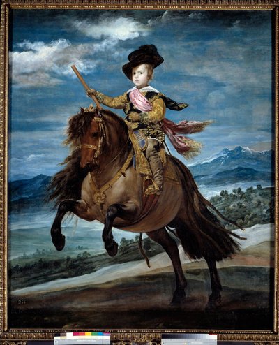 Ritratto equestre del Principe Baltasar Carlos da Diego Velázquez