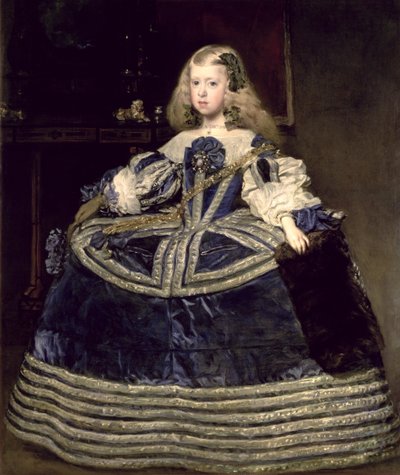 Infanta Margarita Teresa in un vestito blu da Diego Velázquez
