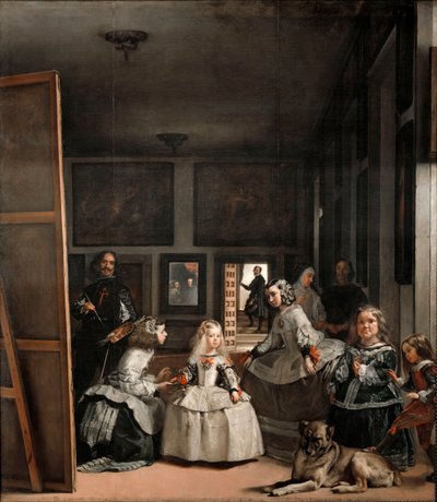 Las Meninas o La famiglia di Filippo IV da Diego Velázquez