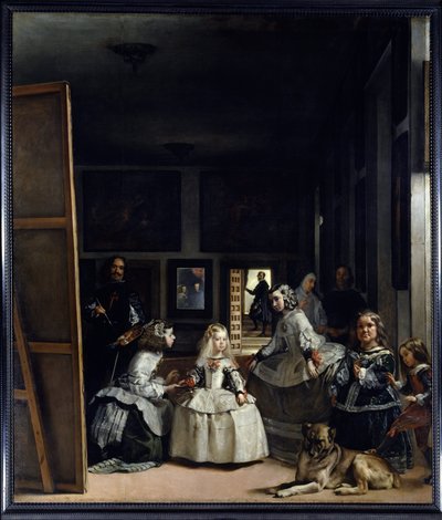 Las Meninas o la Famiglia di Filippo IV da Diego Rodriguez de Silva y Velazquez