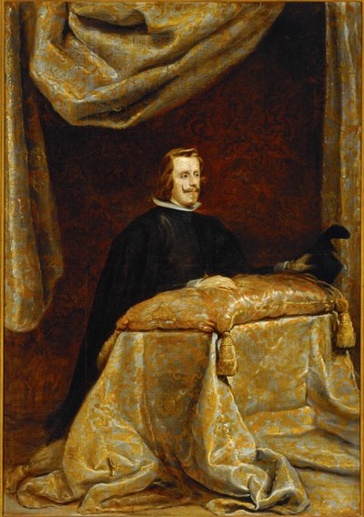 Filippo IV di Spagna, in preghiera... (dipinto su tela) da Diego Rodriguez de Silva y Velazquez
