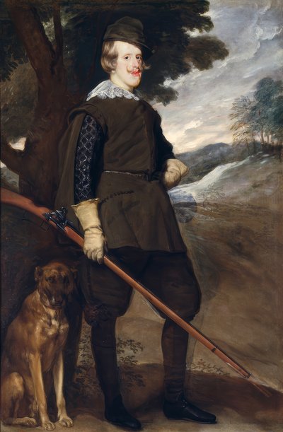 Filippo IV in costume da caccia da Diego Velázquez
