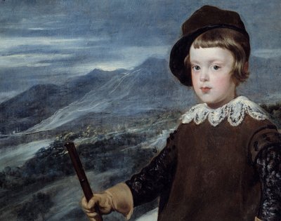 Ritratto in abiti da caccia del Principe Baltasar Carlos di Spagna (dettaglio) da Diego Velázquez