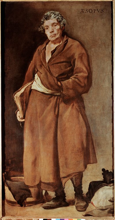 Ritratto di Esopo, scrittore greco da Diego Velázquez