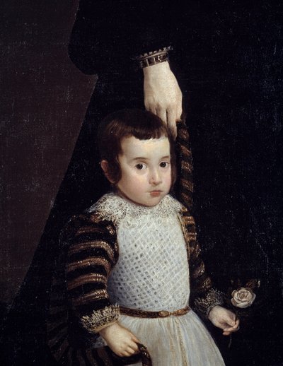 Ritratto di Antonia de Ipenarrieta con suo figlio Luis (dettaglio) da Diego Velázquez