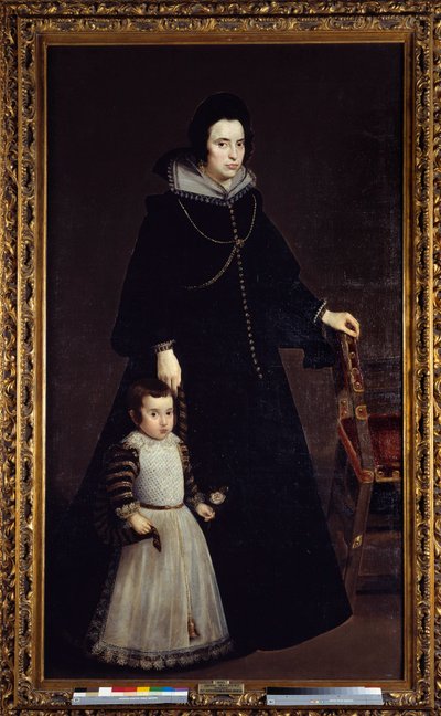 Ritratto di Antonia de Ipenarrieta con suo figlio Luis da Diego Velázquez