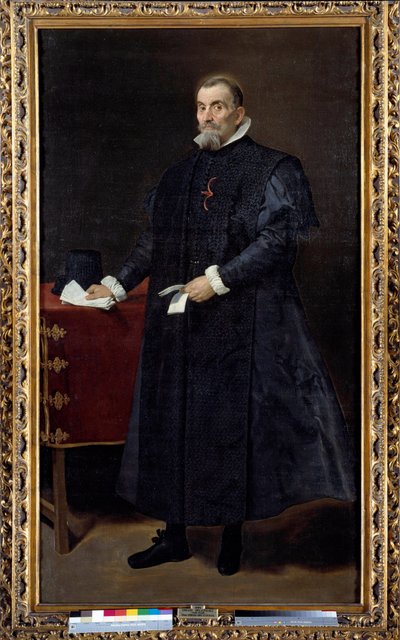 Ritratto di Diego De Corral y Arellano, uditore del Consiglio Supremo di Castiglia (1570-1632). Dipinto di Diego Rodriguez de Silva y Velázquez (1599-1660) da Diego Velázquez