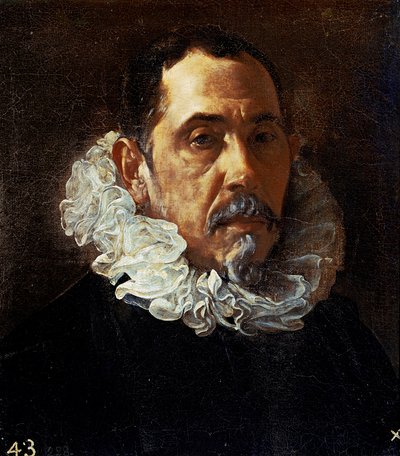 Ritratto di uomo (Francisco Pacheco?), c.1620 da Diego Rodriguez de Silva y Velazquez