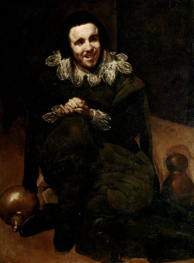 Ritratto del Buffone Calabacillas, c.1639 da Diego Rodriguez de Silva y Velazquez