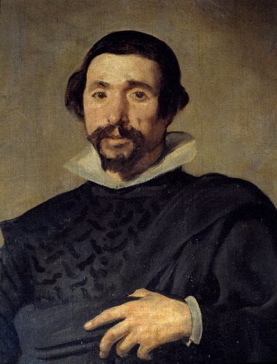 Ritratto del giullare Pablo di Valladolid. Dettaglio da Diego Velázquez