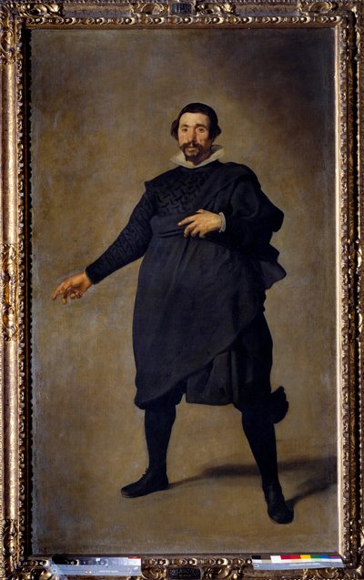 Ritratto del giullare Pablo di Valladolid da Diego Velázquez