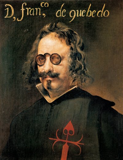Ritratto dello scrittore spagnolo Francisco De Quevedo da Diego Velázquez