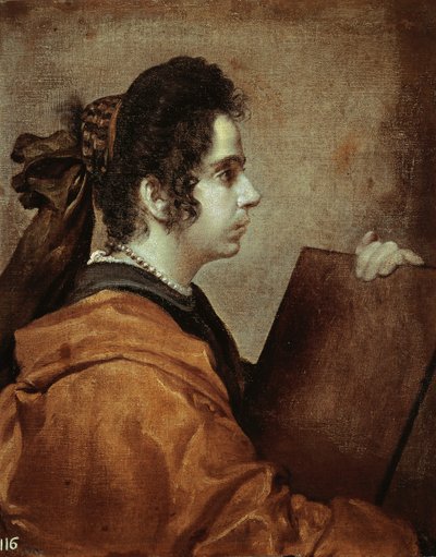 Sibilla (Juana Pacheco), c.1632 da Diego Rodriguez de Silva y Velazquez