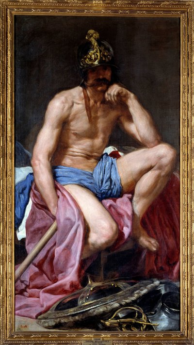 Il dio della guerra Marte da Diego Velázquez