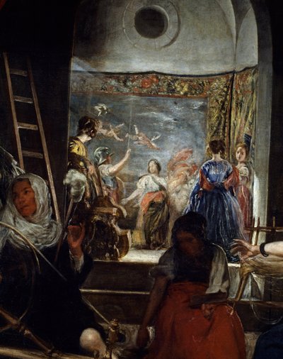 Le filatrici o la favola di Aracne (dettaglio) da Diego Velázquez