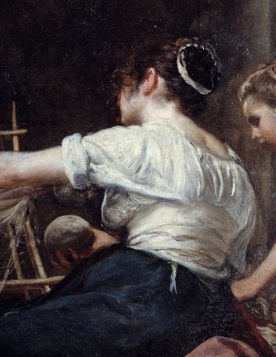 Le filatrici o la favola di Aracne (dettaglio) da Diego Velázquez