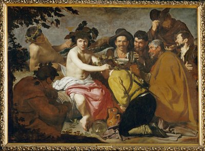 Il trionfo di Bacco... (dipinto su tela) da Diego Rodriguez de Silva y Velazquez