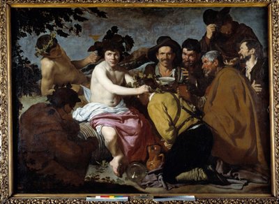 Il trionfo di Bacco o "I bevitori" dipinto di Diego Rodríguez de Silva y Velázquez da Diego Velázquez