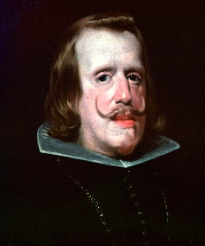 Dipinto di Re Filippo IV di Spagna da Diego Velasquez