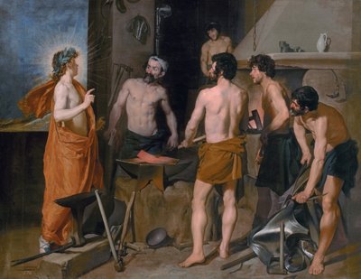 Apollo nella fucina di Vulcano da Diego Velázquez