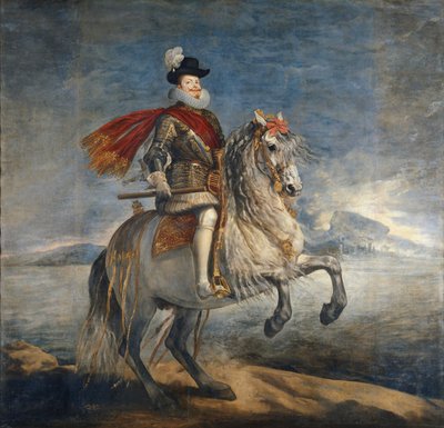 Ritratto equestre di Filippo III (1578-1621) c.1628-35 da Diego Velázquez