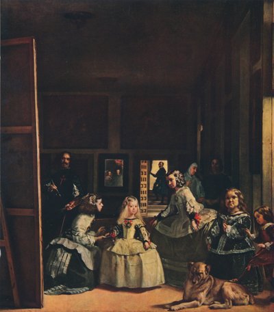 Las Meninas, o La Famiglia di Filippo IV, c1656 da Diego Velázquez