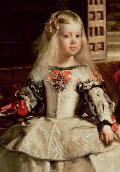Las Meninas o La famiglia di Filippo IV, c.1656 (dettaglio) da Diego Velázquez