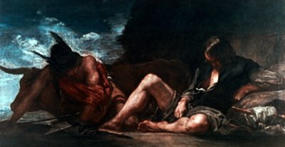 Mercurio e Argo, c1659 da Diego Velázquez