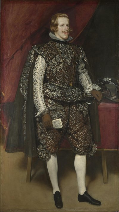 Filippo IV di Spagna in marrone e argento, ca 1631 da Diego Velázquez