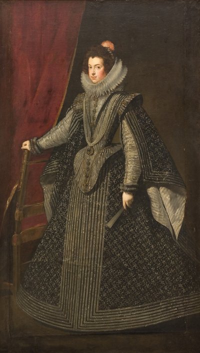 Ritratto di Elisabetta di Francia 1602-1644, Regina consorte di Spagna, 1630s da Diego Velázquez