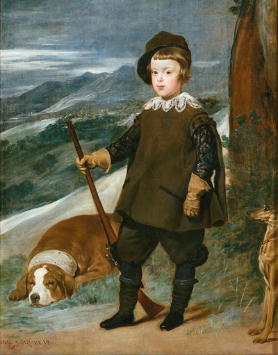 Il principe Baltasar Carlo come cacciatore da Diego Velázquez
