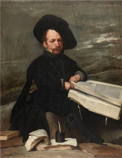 Il giullare con libri, c. 1640 da Diego Velázquez
