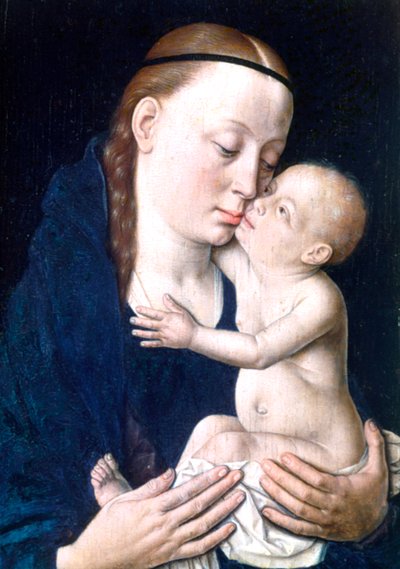 Vergine con Bambino, 15° secolo da Dieric Bouts