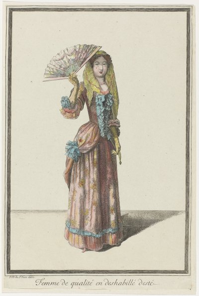 Donna di qualità in dishabillé estivo da Dieu de Saint Jean