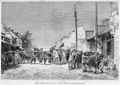 Residenza francese ad Hanoi da Dieudonne Auguste Lancelot