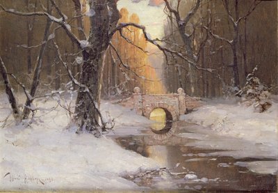 Paesaggio fluviale boscoso da Dimitri Kleburg