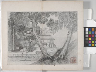 Album di dipinti paesaggistici da Ding Yunpeng