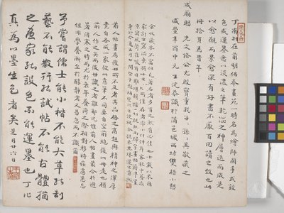Album di dipinti di paesaggi da Ding Yunpeng