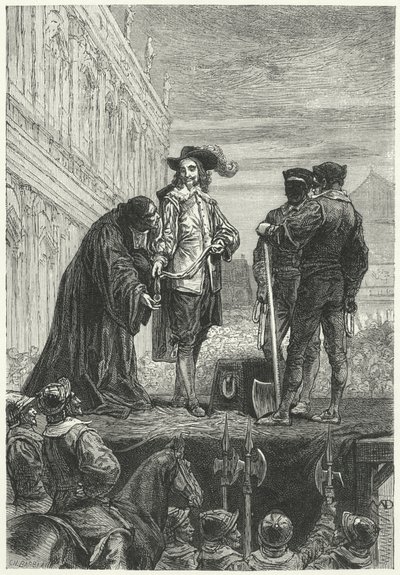 Esecuzione di Re Carlo I, 1649 da Diogene Ulysse Napoleon Maillart