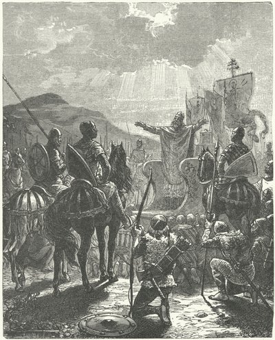 Papa Innocenzo III che predica la crociata albigese da Diogene Ulysse Napoleon Maillart