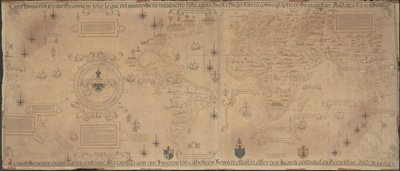 Mappa del mondo propaganda da Diogo Ribeiro