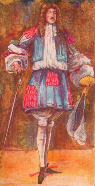Un uomo del tempo di Carlo II, 1907 da Dion Clayton Calthrop