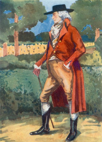 Un uomo del tempo di Giorgio III 1760-1820 da Dion Clayton Calthrop