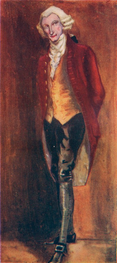 Un uomo del tempo di Giorgio III, 1907 da Dion Clayton Calthrop